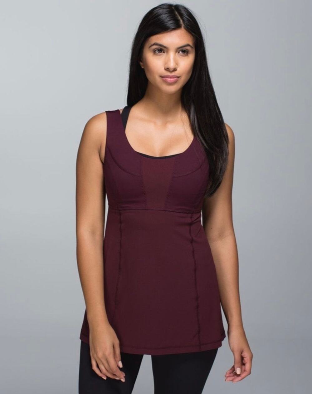Lululemon Wrapper’s Delight Tank Top in Bordeaux Drama Size 4
